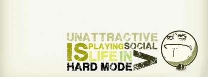 Unattractive Social Life Facebook Covers